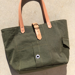 送料無料☆army duc tool  bag M  khaki 1枚目の画像