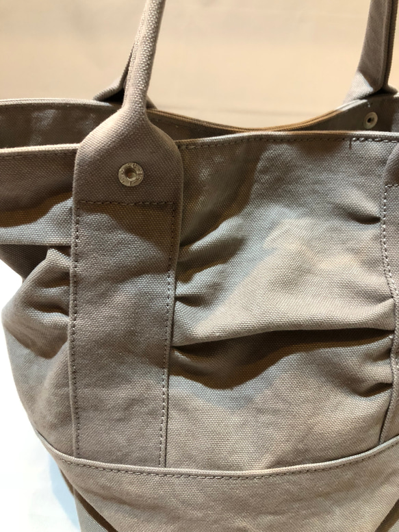 army duc gather  bag S gray 5枚目の画像