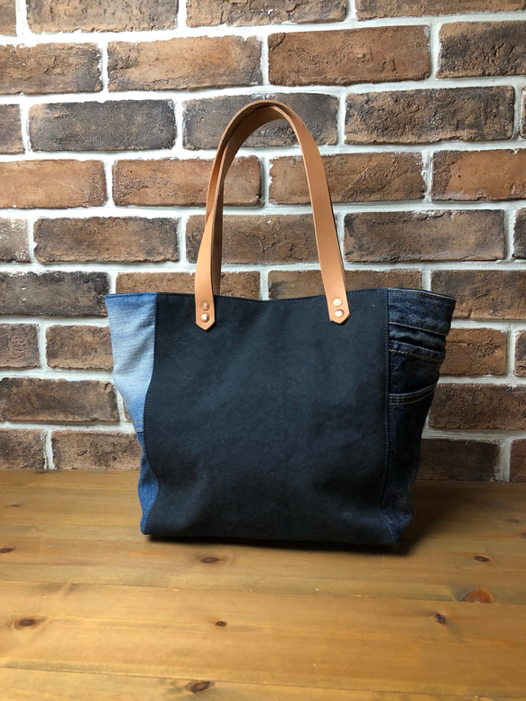 宅急便送料無料☆army duc square tote bag M NDL 2枚目の画像