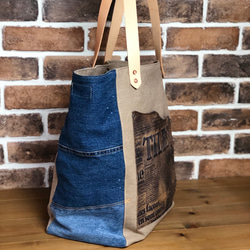 宅急便送料無料☆army duc square tote bag L BDL 3枚目の画像