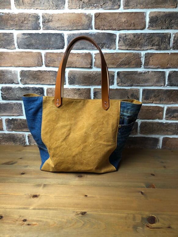 宅急便送料無料☆army duc square tote bag Mplus CDL 2枚目の画像