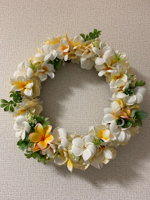 プルメリアのハワイアンリース リース Bouquet of peony 通販 7608362