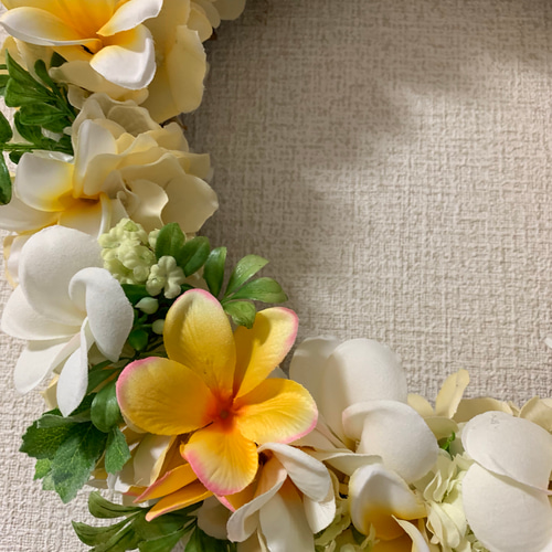 ビッグサイズ ハワイアンフラワーリース ビッグサイズ ハワイアンフラワーリース