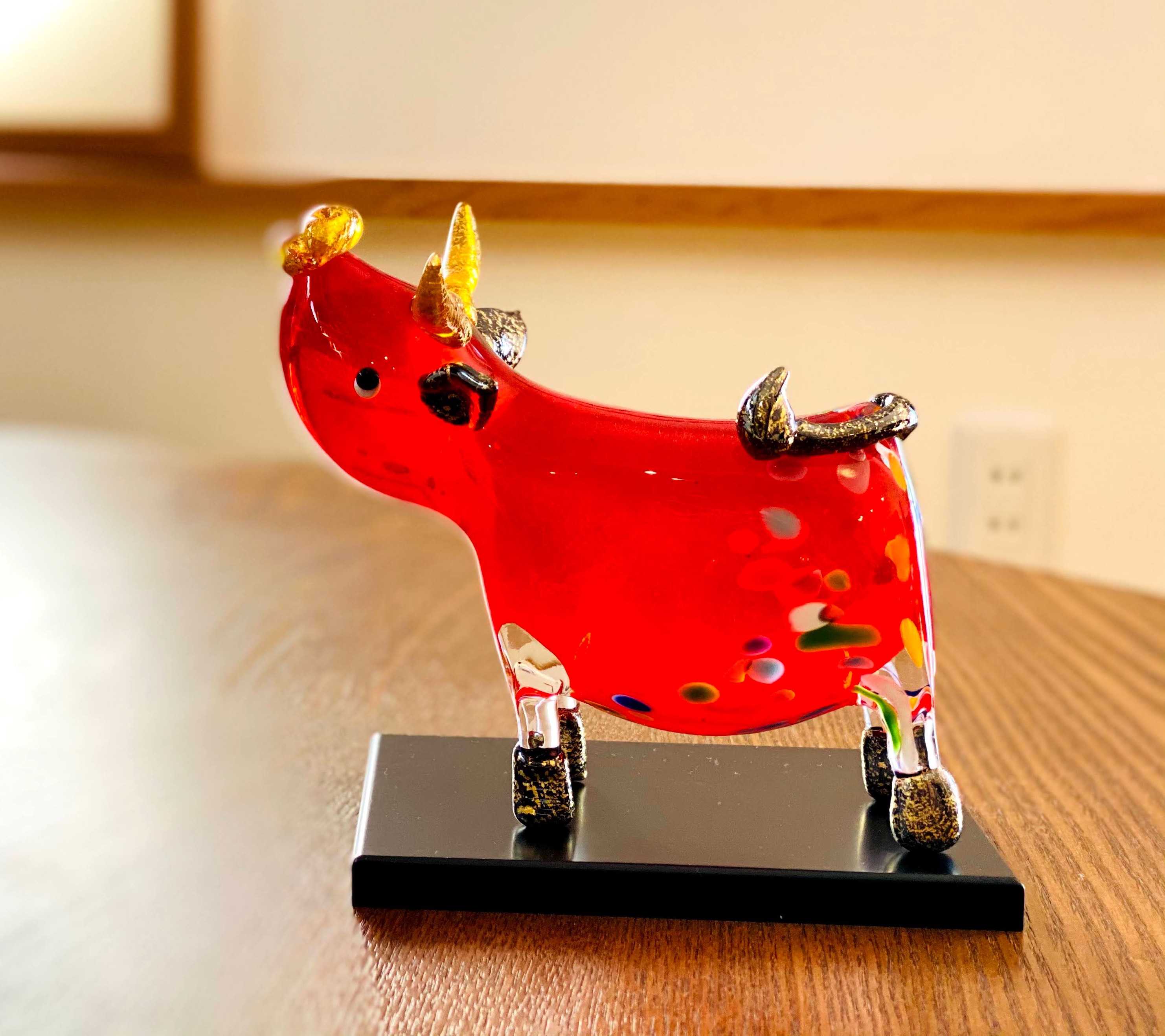 《12月28日注文分まで年内発送❗️》新作　2021年干支・親赤ベコさん　《受注製作》 25,300円