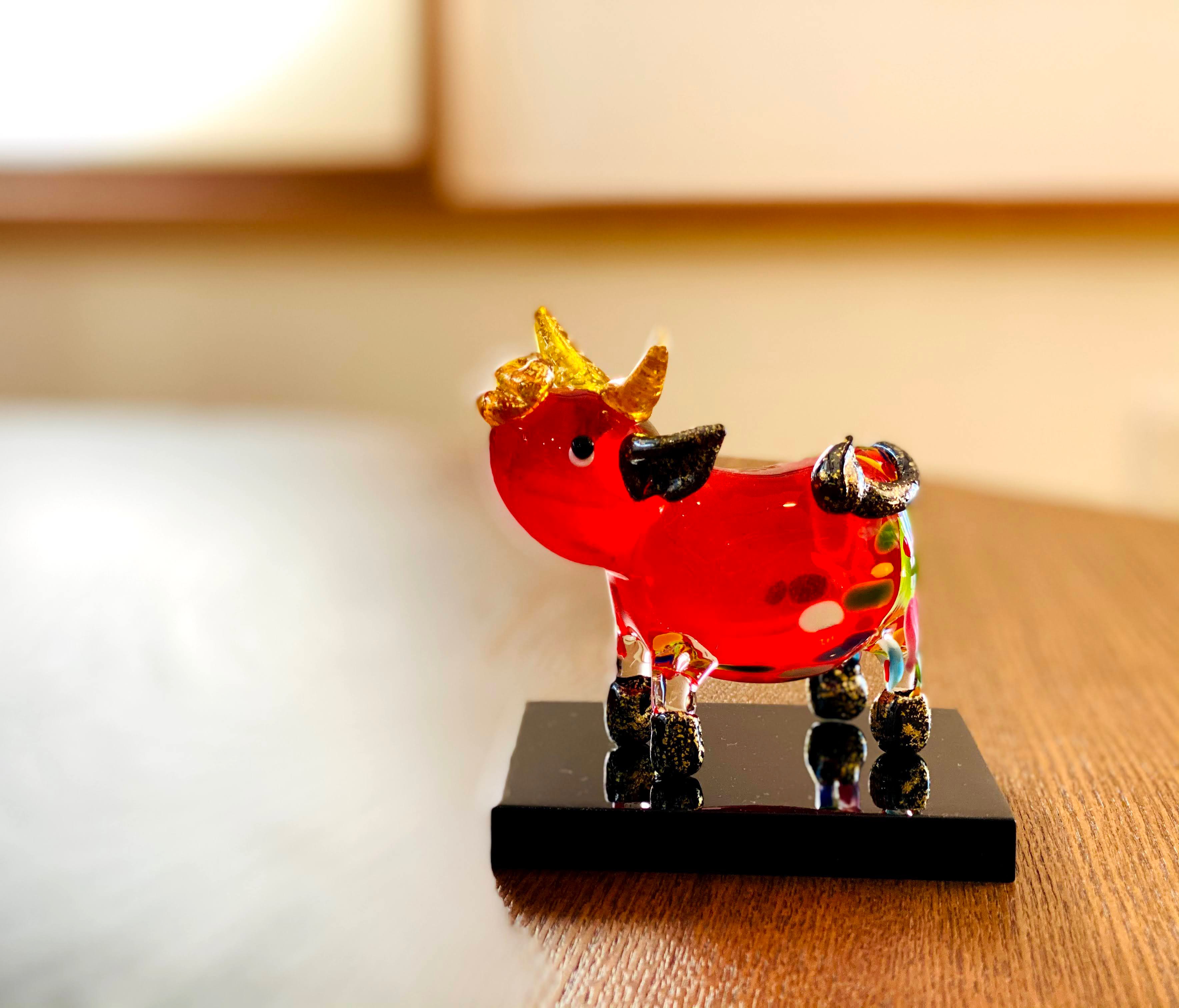 《12月28日注文分まで年内発送❗️》新作　2021年干支・子赤ベコちゃん『受注制作』