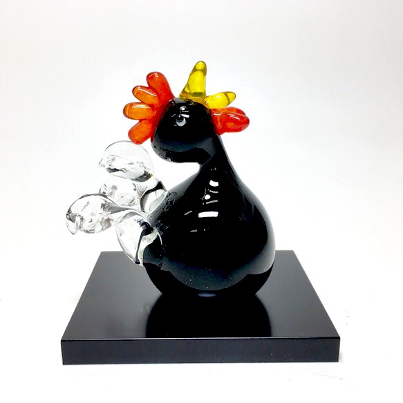 『受注制作』2017年干支 ミニ酉さん 黒