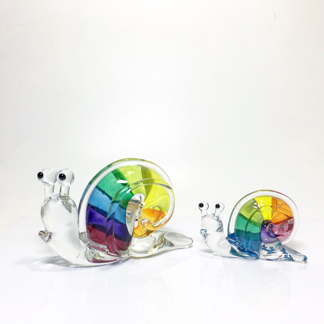 『受注製作』レインボーカタツムリの親子