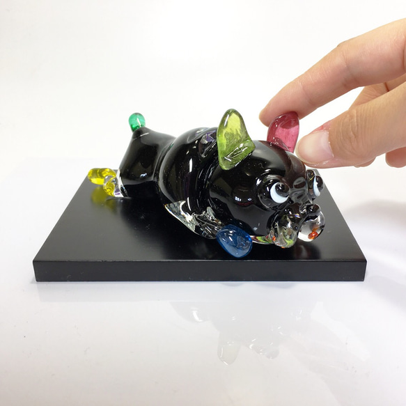 『受注制作』干支・フレンチブルドッグ 黒 フレンチブルドッグ