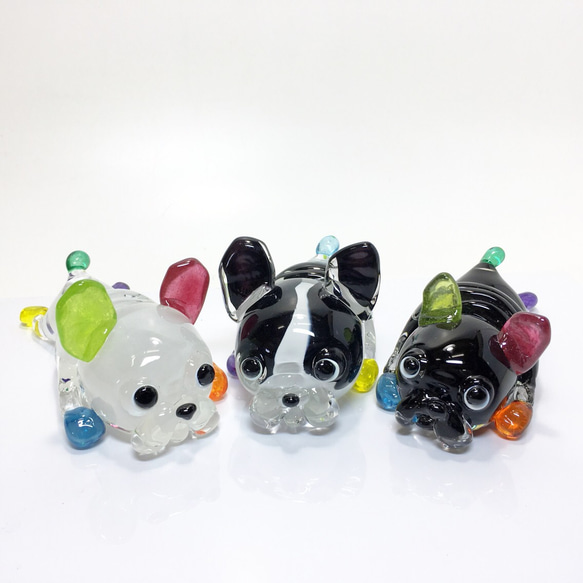 『受注制作』干支・フレンチブルドッグ 黒 フレンチブルドッグ