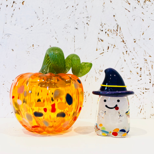 カラフルおばけちゃん&カボチャ