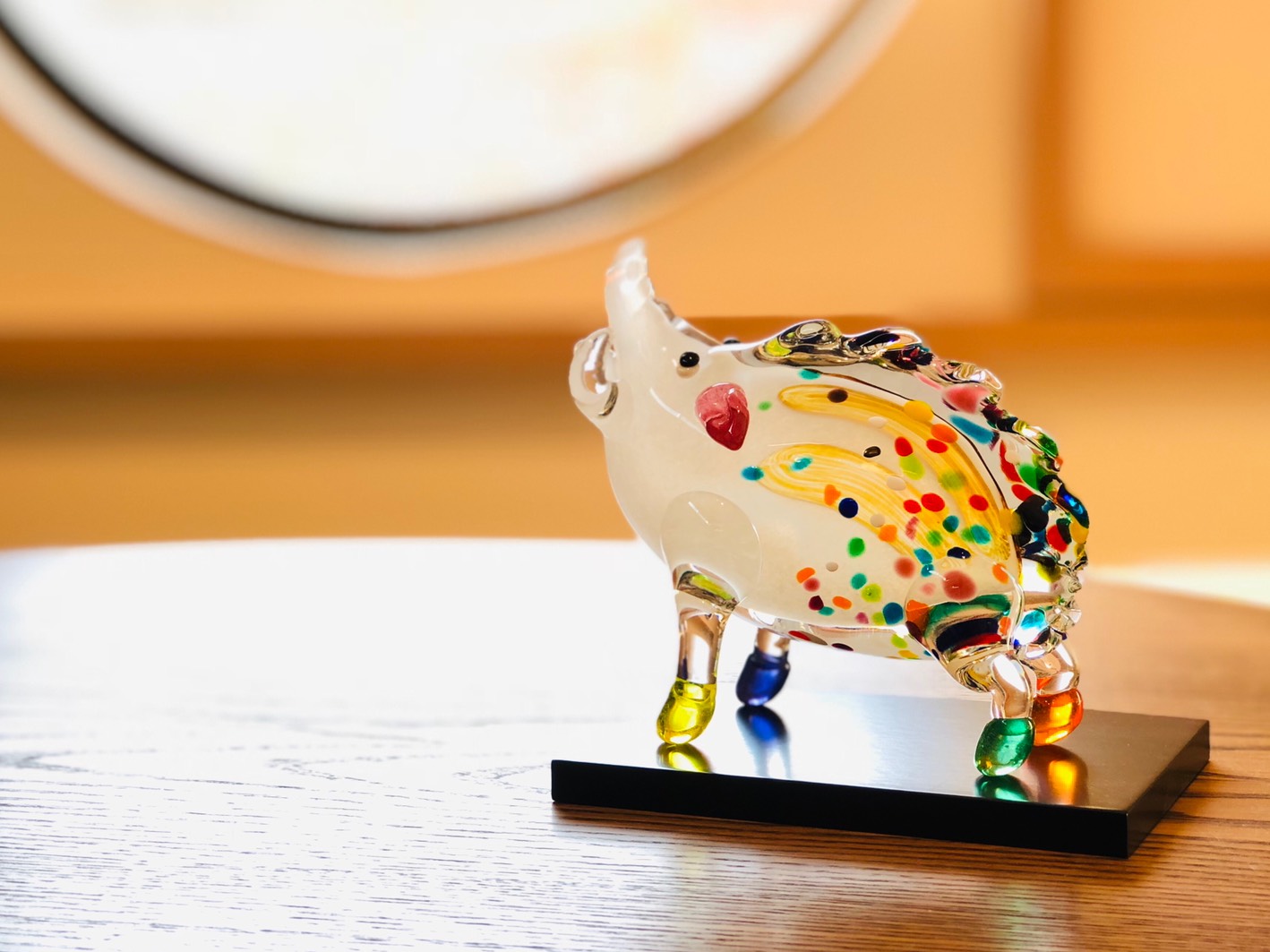 干支・親イノシシ・白色《受注製作》