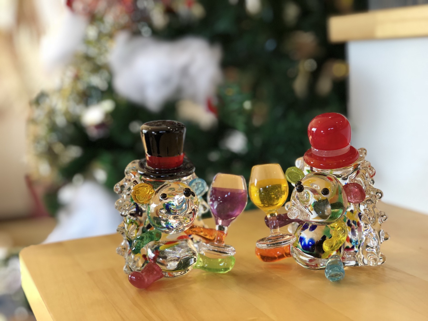 ハリネズミの赤ワイン白ワイン乾杯セット《creema限定》《受注制作》