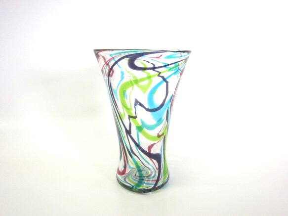 『受注制作』wave drowing glass No.1 3枚目の画像