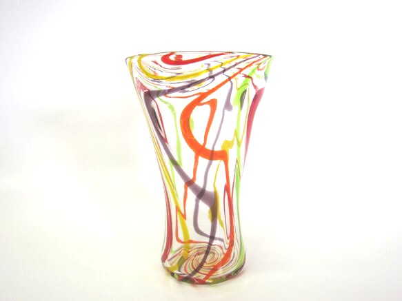 『受注制作』twist drowing glass No.3