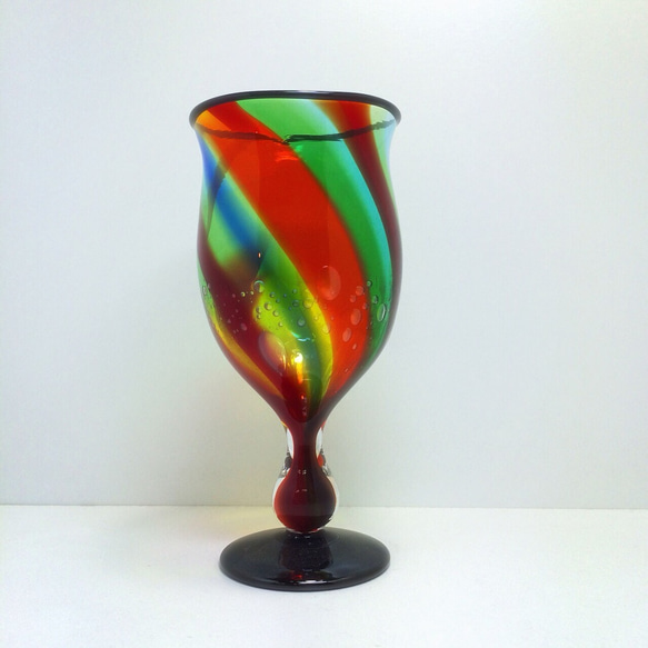 『受注制作』energy vase ワイングラス 1枚目の画像