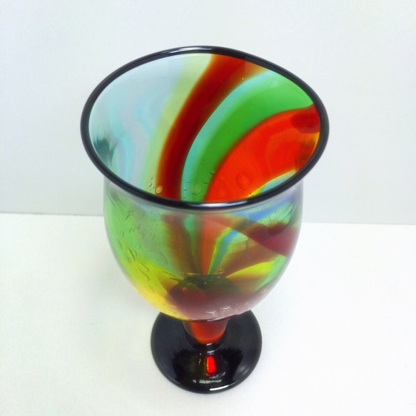 『受注制作』energy vase ワイングラス 3枚目の画像