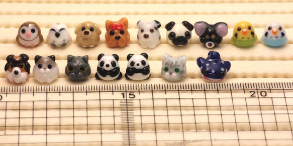 オーダー品】ガチャピン様ご注文ビーズ ビーズ 【閉店】アトリエ 
