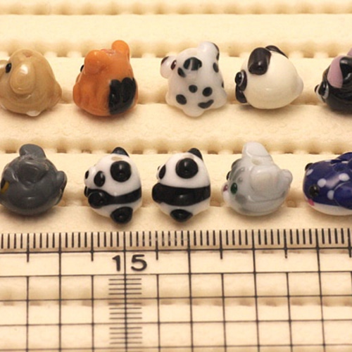 オーダー品】ガチャピン様ご注文ビーズ ビーズ 【閉店】アトリエ 
