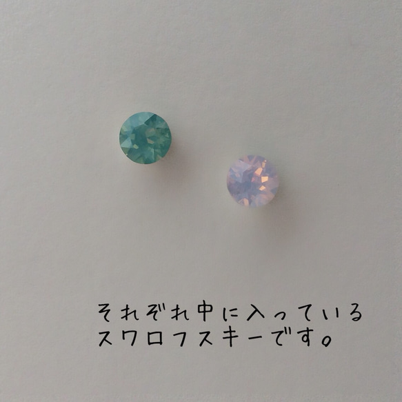 Raysis Tokyo【人魚の落し物】貝殻＆スワロフスキープチネックレス 4枚目の画像