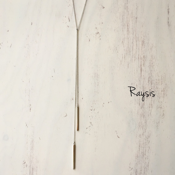 Raysis Tokyo【Swing Girls】メタルバー揺れるロングラリエット 2枚目の画像