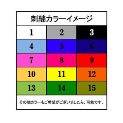 Reirei様専用 ネーム刺しゅう チェック柄 ランチョンマット 3枚 3枚目の画像