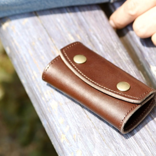 やまニャンさん購入 ダークブラウン キーケース やまニャンさん購入 ダークブラウン キーケース