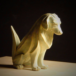 陶塑　狛犬レトリバー　阿吽（あうん）狛犬　限定2点セット 6枚目の画像