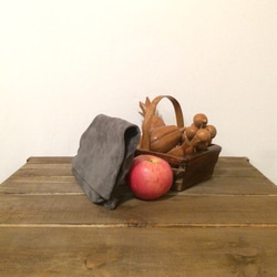 PIG CLUTCH BAG - Medium Dark Gray【unisex】 1枚目の画像