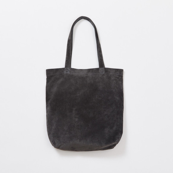 エコバッグ レザー トートバッグ M A4 長財布が入る レディース メンズ 肩がけトート 本革 鞄 通勤 シンプル 4枚目の画像