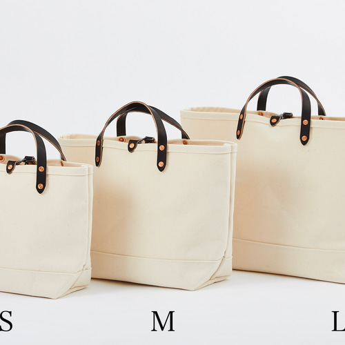 ブラック キャンバス レザー バッグ TOMORROWLAND トートバッグ 「別注」A×TOMORROWLAND シュリンク