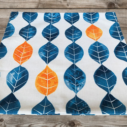 森林坐墊 深藍色葉子 + 橙色 - 扁柏香味 - 第4張的照片
