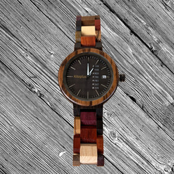 Wooden colorful Watch for women 6枚目の画像