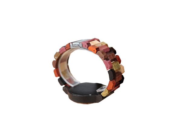 Wooden colorful Watch for women 7枚目の画像