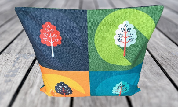 森林坐墊 4色方塊 檜木香味 第2張的照片