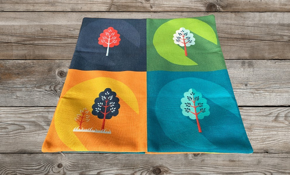 森林坐墊 4色方塊 檜木香味 第4張的照片