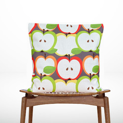 Forest Cushion Apple design Back Dark brown -Hinoki scent- 第1張的照片