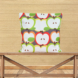 Forest Cushion Apple design Back Dark brown -Hinoki scent- 第8張的照片