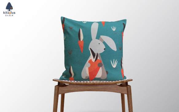 森林坐墊兔淺綠絲柏香 第1張的照片