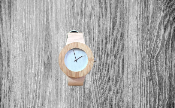 Wood Watch Bamboo  Simplement Design Type D 1枚目の画像