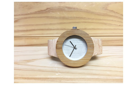 Wood Watch Bamboo  Simplement Design Type D 2枚目の画像