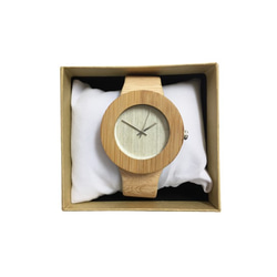 Wood Watch Bamboo  Simplement Design Type D 5枚目の画像