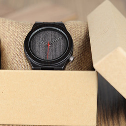 Bamboo Wooden Black Watches 5枚目の画像