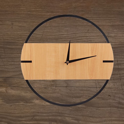 Wood Wall Clock　Type C 1枚目の画像