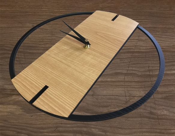 Wood Wall Clock　Type C 4枚目の画像