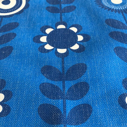 森のクッション The Flowers Back Blue  -ヒノキの香り- 4枚目の画像