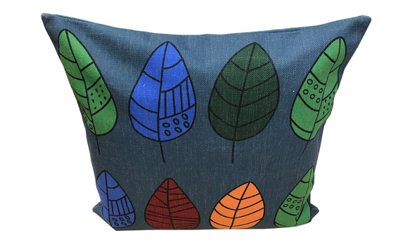 森林坐墊 彩葉 背部 深綠色 第2張的照片