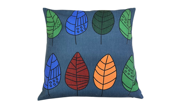 森林坐墊 彩葉 背部 深綠色 第3張的照片