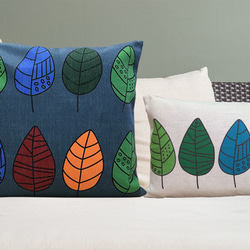 森林坐墊 彩葉 背部 深綠色 第5張的照片