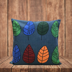 森林坐墊 彩葉 背部 深綠色 第7張的照片