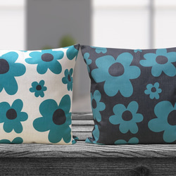 森林靠墊花背深藍色-絲柏香味- 第4張的照片